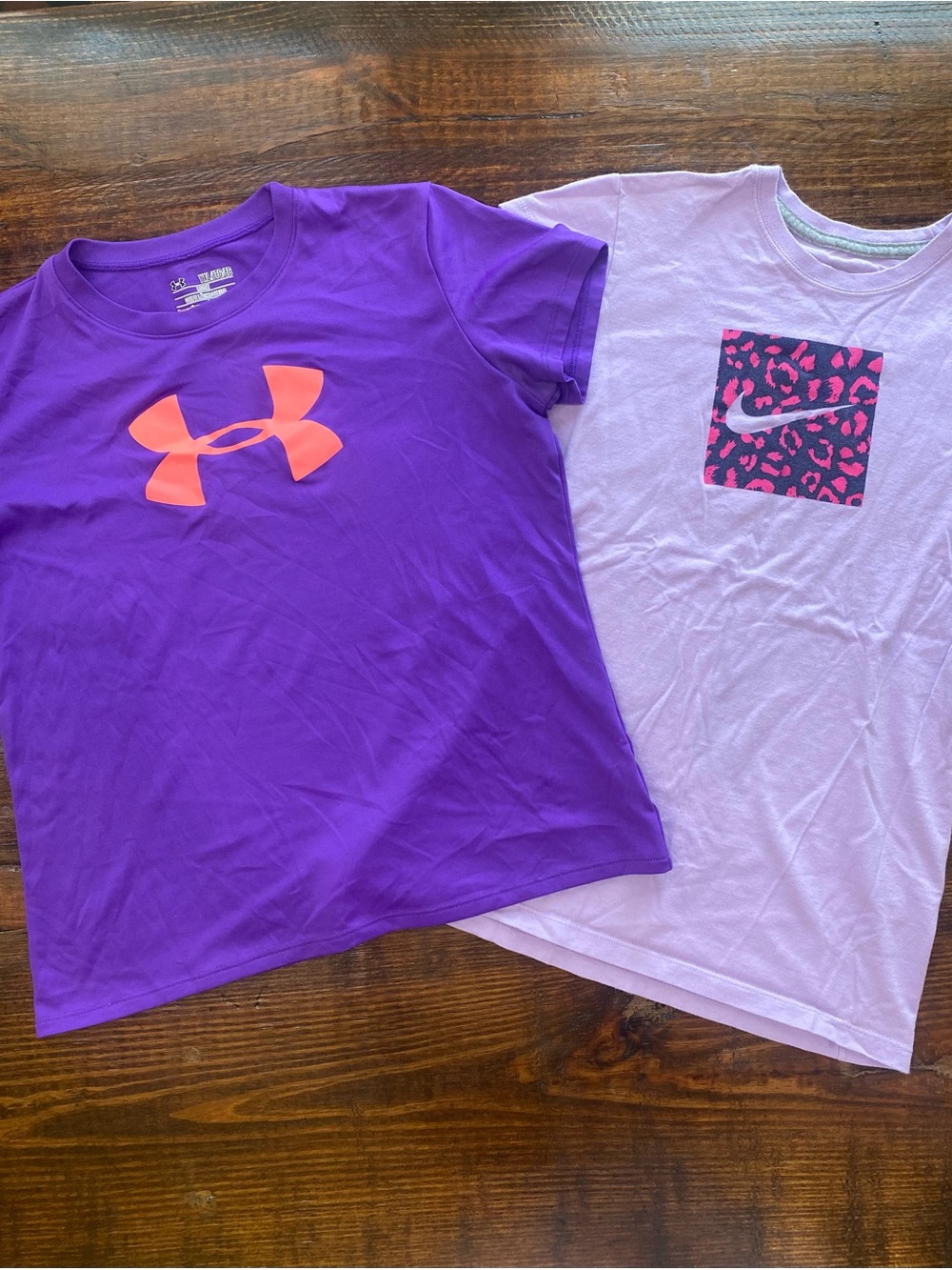 Girls XL Nike & Under Armour Athletic T-Shirt Bundle